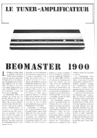 Bang & Olufsen - BEOMASTER-1900-TEST-11-1976